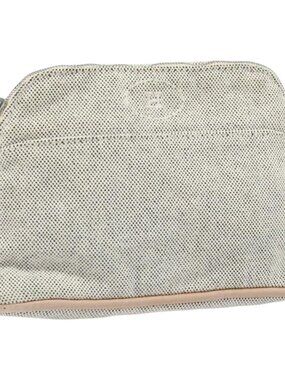HERMES Bolide PM Pouch Canvas Gray Auth ti3700